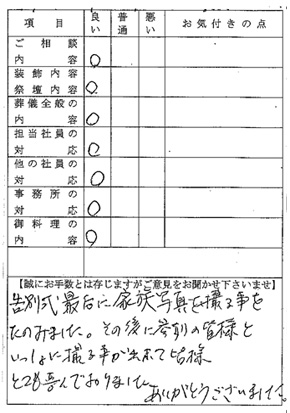 実際のお客様よりの声